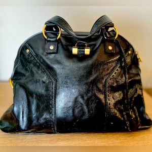 Yves Saint Laurent Medium Patent Muse Shoulder Bag (Used)